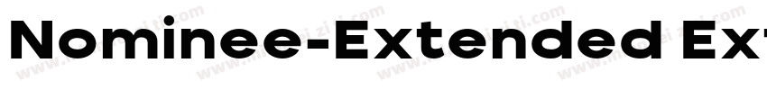 Nominee-Extended Extended字体转换